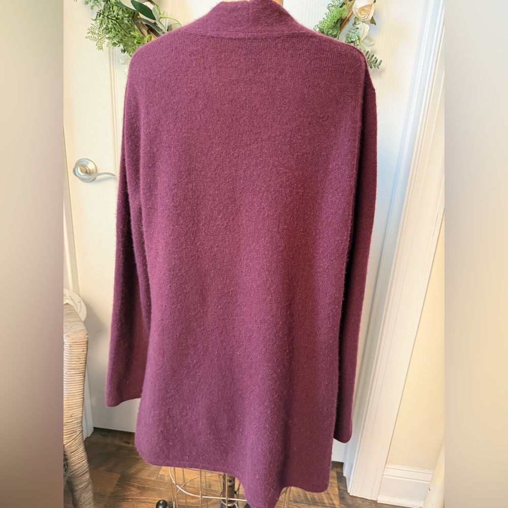 41 Hawthorn Burgundy Leena
100% Cashmere Open Cardigan large - Picture 4 of 8